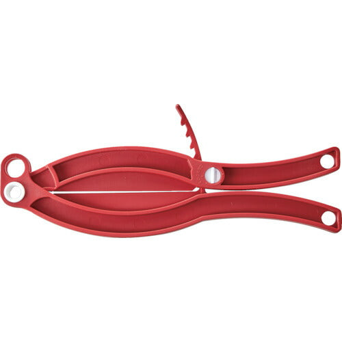 ＴＲＵＳＣＯ　フレコンバック用クリップ　１００ｍｍ　赤 TGPA100-RD