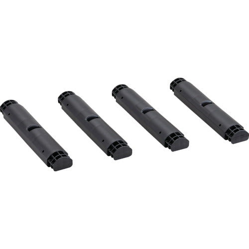 ＴＲＵＳＣＯ　プラ棚用　脚のみ４本セット　高さ３７２ｍｍ用　つや消しブラック TPT-372K-MBK