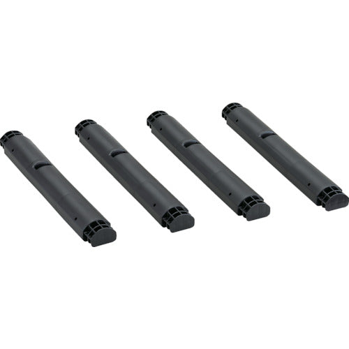 ＴＲＵＳＣＯ　プラ棚用　脚のみ４本セット　高さ５１５ｍｍ用　つや消しブラック TPT-515K-MBK