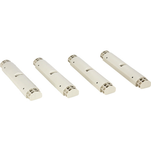 ＴＲＵＳＣＯ　プラ棚用　脚のみ４本セット　高さ３７２ｍｍ用　ネオグレー TPT-372KA