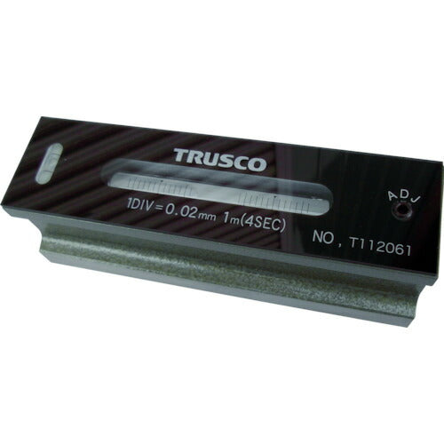 ＴＲＵＳＣＯ 平形精密水準器 Ｂ級 寸法２５０ 感度０．０２ TFL-B2502