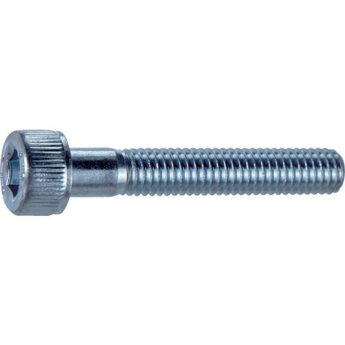 【取寄品】 ＴＲＵＳＣＯ 六角穴付ボルト 三価白 半ネジ Ｍ４×４５ ８０本入 ヘキサゴンパック ／キャップボルト（ＣＡＰ） S067-0445 【送料都度見積】