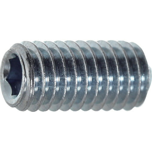 【取寄品】 ＴＲＵＳＣＯ 六角穴付止めねじ くぼみ先 ユニクロ Ｍ５×１０ ５４０本入 ヘキサゴンパック S072-0510 【送料都度見積】