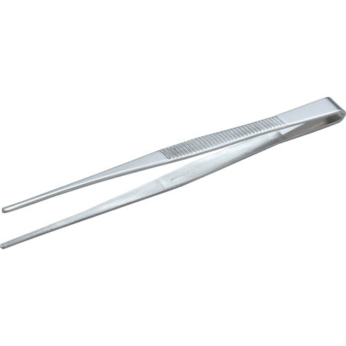 ＴＲＵＳＣＯ　ステンレス製ピンセット　１５０ｍｍ　直ギザ付 TSP-23
