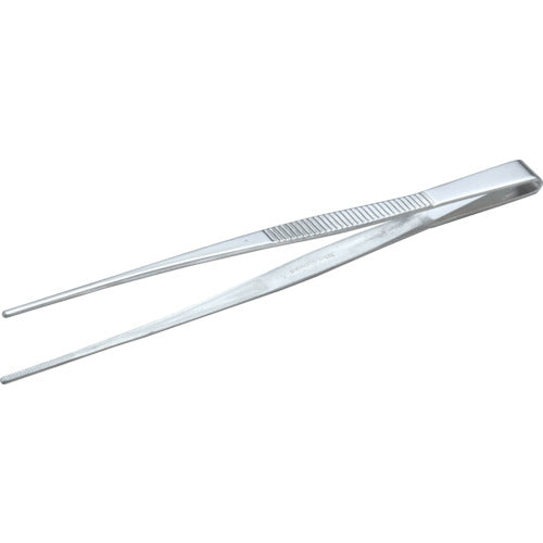 ＴＲＵＳＣＯ　ステンレス製ピンセット　１８０ｍｍ　直ギザ付 TSP-37