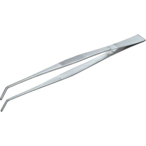 ＴＲＵＳＣＯ　ステンレス製ピンセット　３００ｍｍ　曲ギザ付 TSP-40