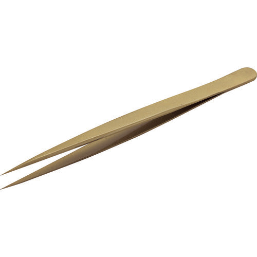 ＴＲＵＳＣＯ　真鍮製ピンセット　１４０ｍｍ　先細型 TSP-82