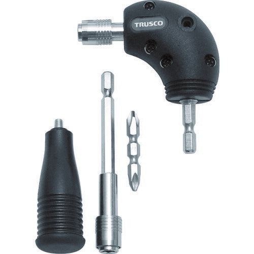 ＴＲＵＳＣＯ　電動ドライバー用アダプター　Ｌ型 TDA-510