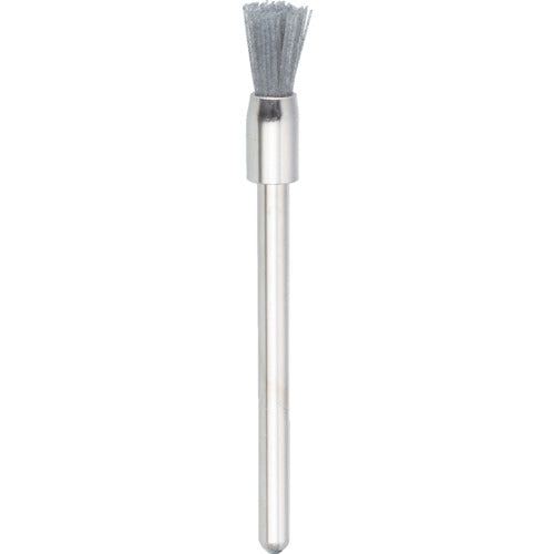 ＴＲＵＳＣＯ　エンド型ブラシ　砥粒入ナイロン　線０．３Ｘ筒径Φ５Ｘ軸Φ３ 53E-12