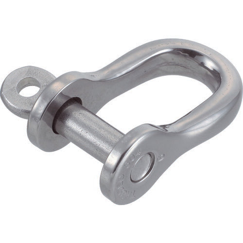 ＴＲＵＳＣＯ　半丸シャックル　ステンレス製　線径６Φ×開口１４ｍｍ　（２個入） THS-6