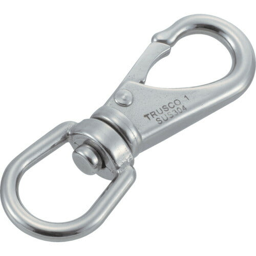 ＴＲＵＳＣＯ　スイベルスナップ　ステンレス製　線径Φ７×開口１４ｍｍ　（１個入） TSS-3