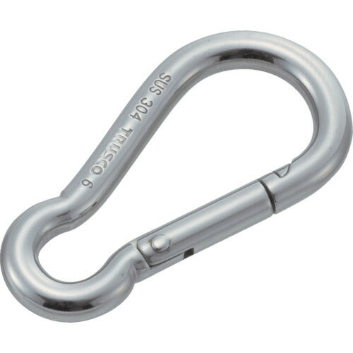 ＴＲＵＳＣＯ　ステンレススナップフック　Ｂ型　線径Φ１０×開口１４ｍｍ　（１個） TSF-10B