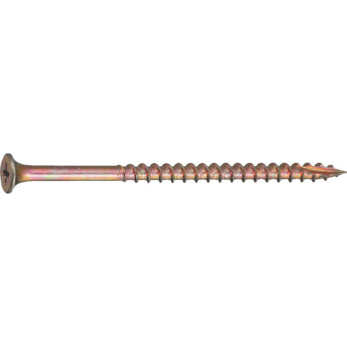 ＴＲＵＳＣＯ　足割コーススレッドスクリュー　クロメート　Ｍ４．２Ｘ６５　４０本入　半ネジ TKS-65AW