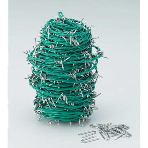 ＴＲＵＳＣＯ 有刺鉄線 カラー ２．０ｍｍＸ１００ｍ TUW-20-100G