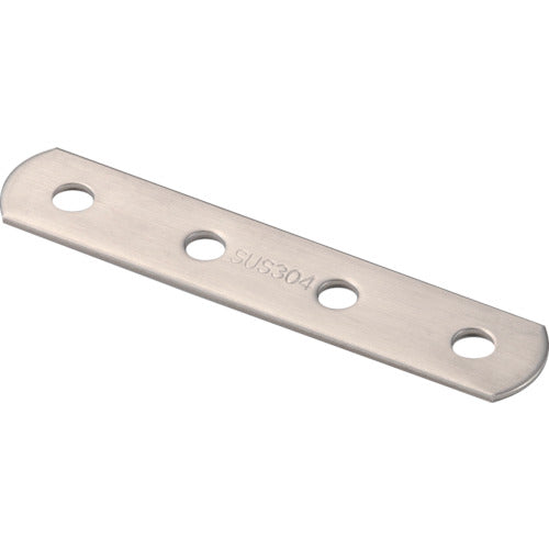 ＴＲＵＳＣＯ　ジョイント金具１９型フラット　ステンレス　長さ１００　穴数４ TK19-F4S