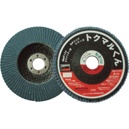 ＴＲＵＳＣＯ　ＧＰトップトクマルくん　ジルコニア　Φ１００　（１０枚入）　４０＃ GP100TMZ(40)