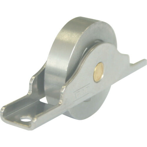 【取寄品】 ＴＲＵＳＣＯ ステンレス ベアリング戸車（木製建具用） 平型（コ型枠） Φ４２ （２個入） THS-15-42F 【送料都度見積】