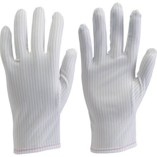 【取寄品】 ＴＲＵＳＣＯ 制電手袋 １０双組 Ｌサイズ TPG-118L 【送料都度見積】