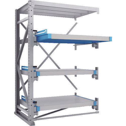 【取寄品】 ＴＲＵＳＣＯ スライダーラック スライド３段 スチール板付 連結 NSHP-21-3R 【送料都度見積】