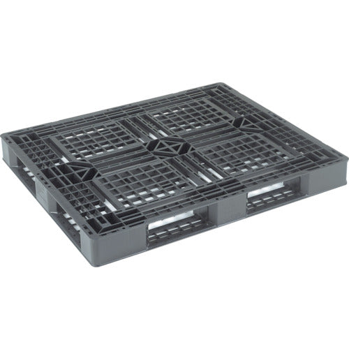 ＴＲＵＳＣＯ　樹脂パレット　片面４方差　１２００Ｘ１０００ TJL-D4-1210E