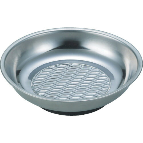 ＴＲＵＳＣＯ　丸形マグネットトレー　波型底　Φ１５０ＸＨ４０ TRMT-150W