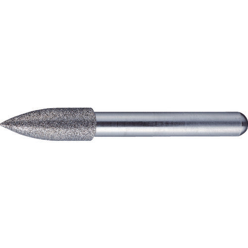 ＴＲＵＳＣＯ　ダイヤモンドバー　Φ８Ｘ刃長２２Ｘ軸６　＃１００ T6-303C