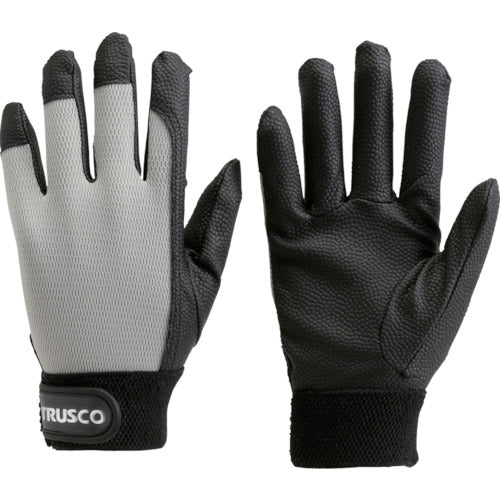ＴＲＵＳＣＯ　ＰＵ厚手手袋　ＬＬサイズ　グレー TPUG-G-LL