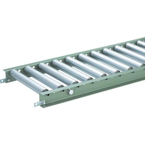 ＴＲＵＳＣＯ スチールローラーコンベヤ Φ３８ Ｗ３００ＸＰ７５ＸＬ２０００ VR-3812-300-75-2000