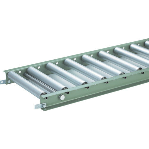 ＴＲＵＳＣＯ スチールローラーコンベヤ Φ３８ Ｗ４００ＸＰ１００ＸＬ２０００ VR-3812-400-100-2000