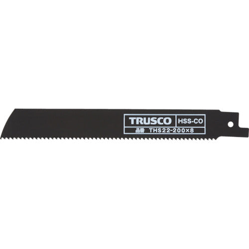 ＴＲＵＳＣＯ　セーバーソーブレード　鉄工用　厚のこ刃　２００ｍｍＸ８山 THS22-200X8