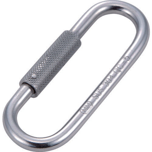 ＴＲＵＳＣＯ　クイックキャッチ　ステンレス製　スライド式　５ｍｍ　１個入 TQC-5