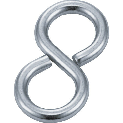 ＴＲＵＳＣＯ　豆Ｓカン　ステンレス製　４．０ｍｍ　５個入 TSJ-40
