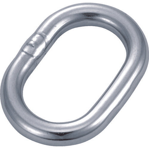ＴＲＵＳＣＯ　楕円リンク　ステンレス製　３ｍｍ　２個入 TOL-3