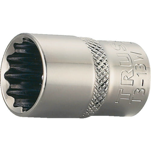 ＴＲＵＳＣＯ ソケット １２角タイプ 差込角９．５ 対辺１０ｍｍ T3-10W