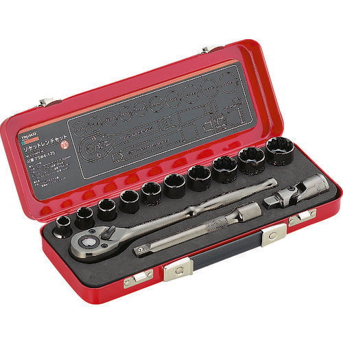 ＴＲＵＳＣＯ ソケットレンチセット 差込角１２．７ｍｍ １３Ｓ TSW4-13S
