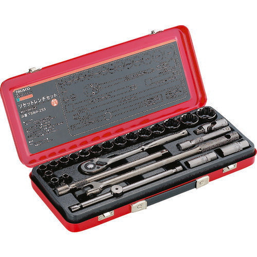 ＴＲＵＳＣＯ ソケットレンチセット 差込角１２．７ｍｍ ２５Ｓ TSW4-25S