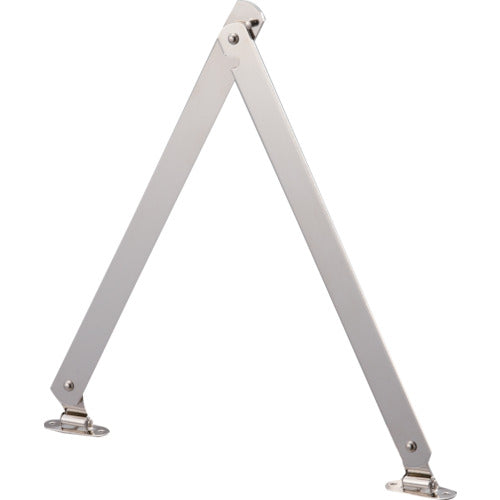 ＴＲＵＳＣＯ　スチール製止付き平棒ステー　全長４５０ｍｍ　左用 TS-51-L