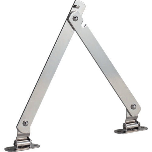 ＴＲＵＳＣＯ　スチール製止付き平棒ステー　全長３００ｍｍ　左用 TS-52-L