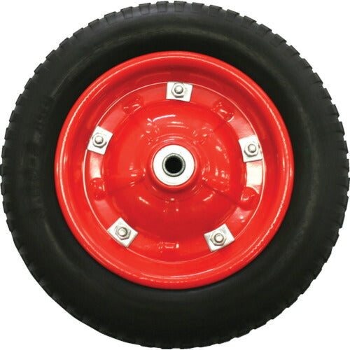 ＴＲＵＳＣＯ　ボンベ台車用車輪　車輪Φ３６０　ＨＴ６４　６５　６６Ｎ用 HT-NP360