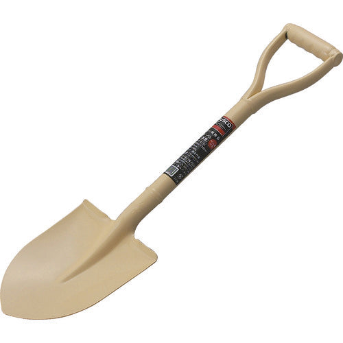 ＴＲＵＳＣＯ　パイプ柄ミニショベル　丸形　全長６５０ｍｍ TPS-650R