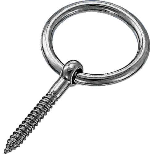 ＴＲＵＳＣＯ 丸カンスクリュー ステンレス製 ７ｍｍ （１個＝１袋） TMS-7M