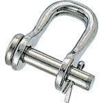 ＴＲＵＳＣＯ　ワリピン式半丸シャックル　ステンレス製　５ｍｍ　（１個＝１袋） THS-5W