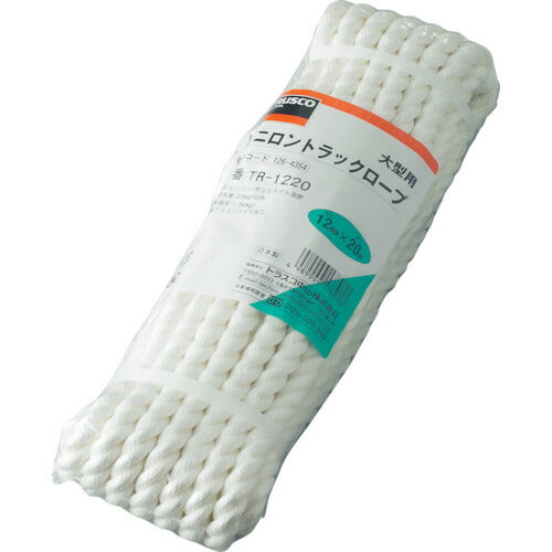 ＴＲＵＳＣＯ　ビニロントラックロープ　３つ打　線径１２ｍｍＸ長さ１０ｍ TR-1210