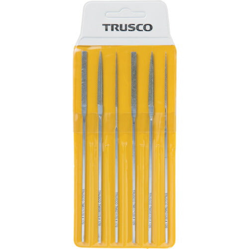 ＴＲＵＳＣＯ ダイヤモンドミニヤスリ 平・半丸・丸 ６本組セット TMIS1