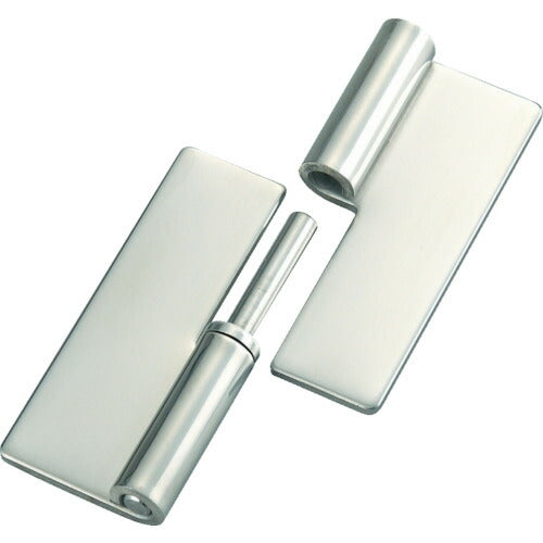 【取寄品】 ＴＲＵＳＣＯ ステンレス重量用抜き差し蝶番 全長１００ｍｍ 右用 （１組＝１袋） TNH-100CR 【送料都度見積】