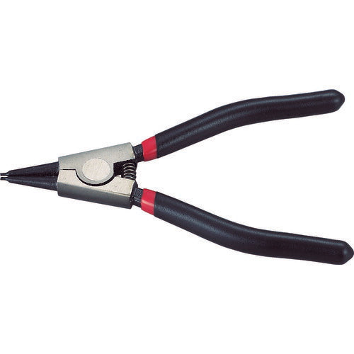 ＴＲＵＳＣＯ　スナップリングプライヤー　１４０ｍｍ（軸用・直爪） TRP-140SA
