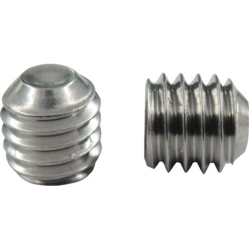 ＴＲＵＳＣＯ　六角穴付止めねじ　くぼみ先　ステンレス　Ｍ３×５　２０本入 F001-00305