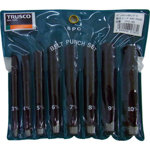ＴＲＵＳＣＯ　ポンチセット　８本組 TPO-8S