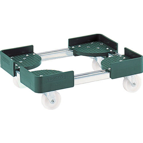 ＴＲＵＳＣＯ　伸縮式コンテナ台車　内寸３００－４００Ｘ３００－４００　ＳＵＳ製 FCD-3030SUS