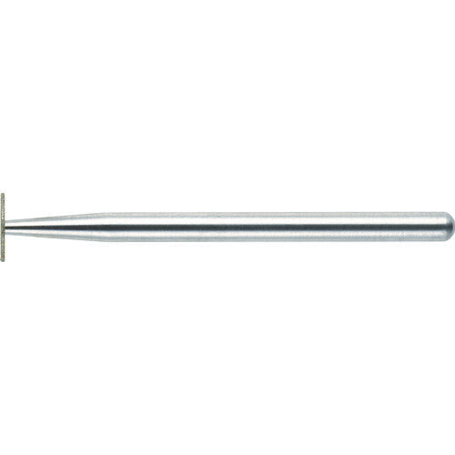 ＴＲＵＳＣＯ　ディスクタイプダイヤモンドバー　Φ７Ｘｔ０．５Ｘ軸３　＃１４０ T3-167DM-05